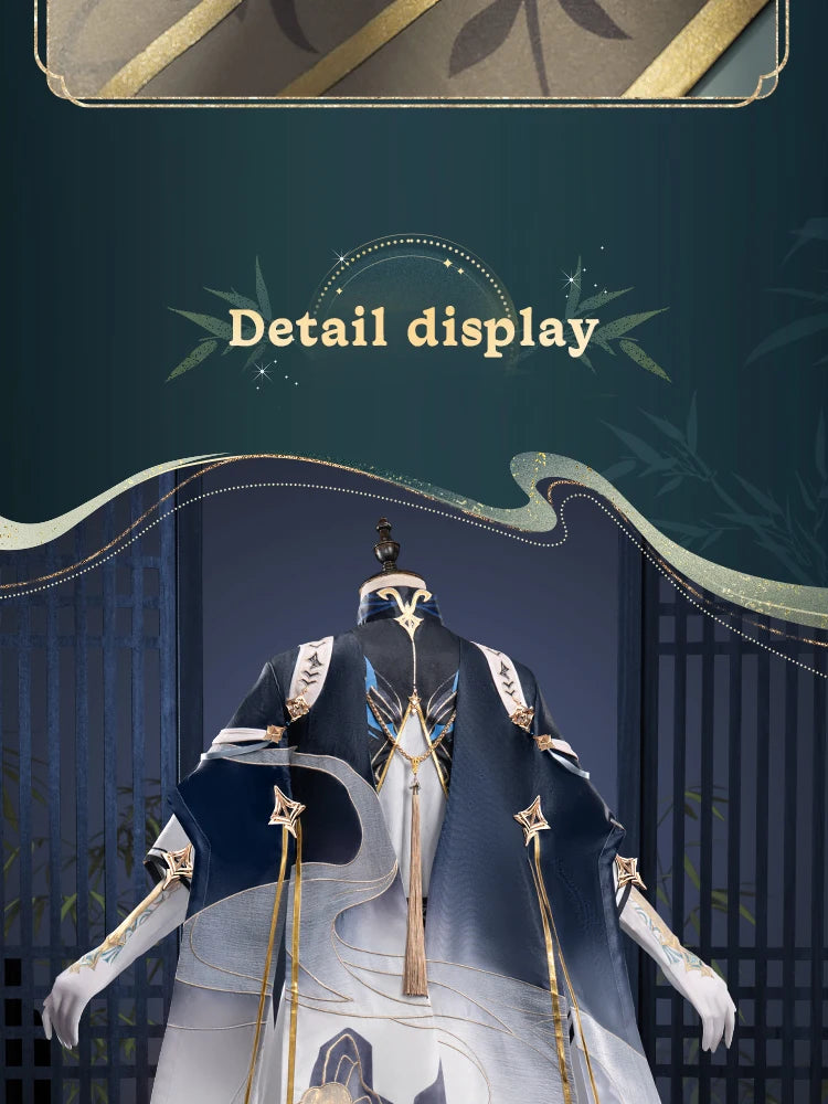 Zayne Cosplay Costume Game Love and Deepspace Cosplay DokiDoki-R Men Costume Lishen Zayne Cascading Clouds Cosplay Christmas