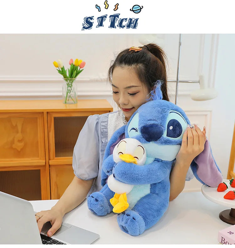 67cm Big Size Disney Lilo & Stitch Anime Plush Stuffed Doll Room Kawaii Plushies Pillow Decorations Children's Holiday Gifts