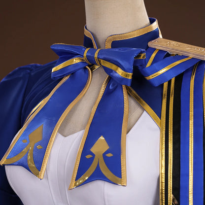 iCoser Honkai Star Rail Fate Saber Cosplay Costume Wig Dress Uniform Headwear Carnival Halloween Party Women Girls Props Gifts
