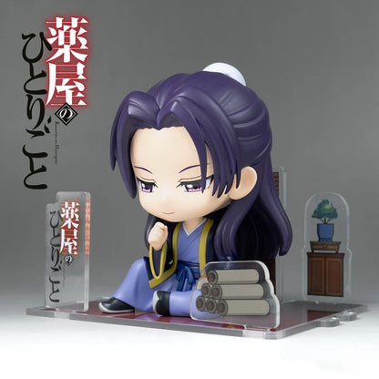 1/5PCS 9cm Kusuriya no Hitorigoto Anime Figure Q Version Maomao Action Figure Kawaii Jinshi Figurine PVC Collection Model Toys