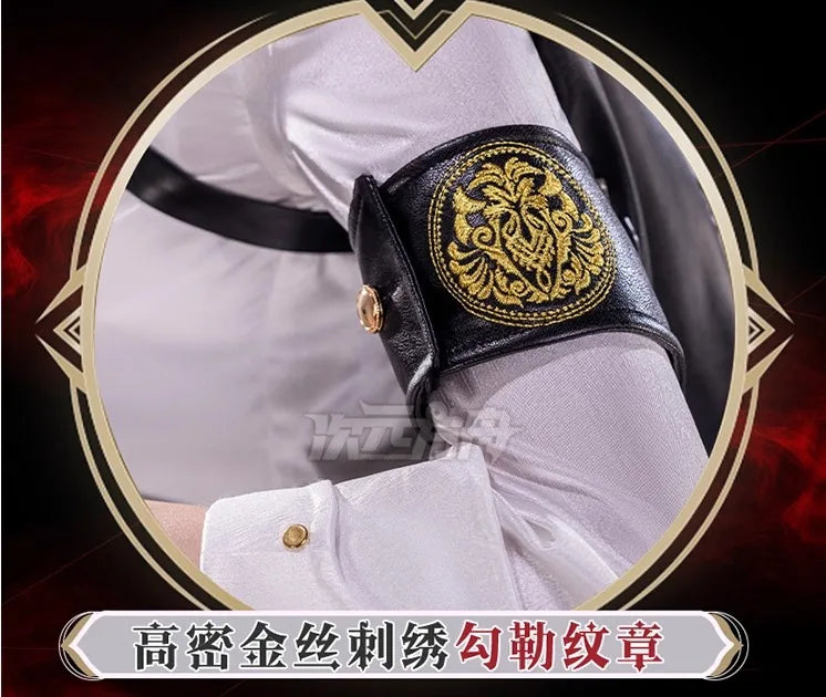 iCoser Wuthering Waves Zani Cosplay Costume Wig Uniform Headwear Tail Earrings Rinascita Halloween Party for Women Carnival Prop