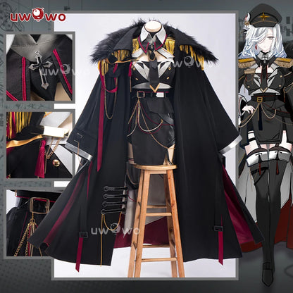 PRE SALE UWOWO Shenhe Cosplay Game Genshin Impact Fanart Shenhe Military Uniform Cosplay Costume With Coat Halloween Costume