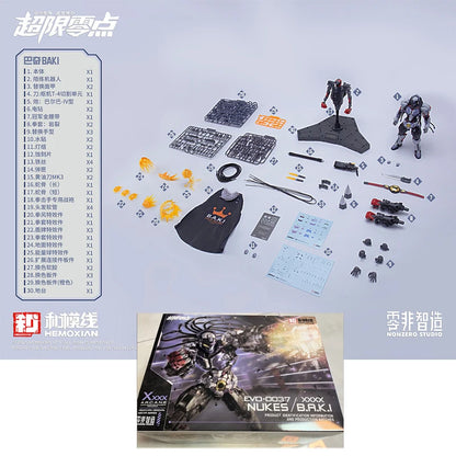HEMOXIAN OVER ZERO 1/10 Vol.3 Boxer BAKI Assembly Model Kit Robot Action Figure PVC Toy Halloween Gift - Main Body