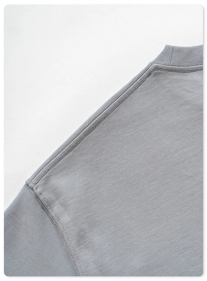 ZODF 2024 Heavy-Weight 345gsm Basic Solid T-Shirts For Men Unisex Women Summer Loose 100% Cotton T Shirt Brand Clothes HY0771