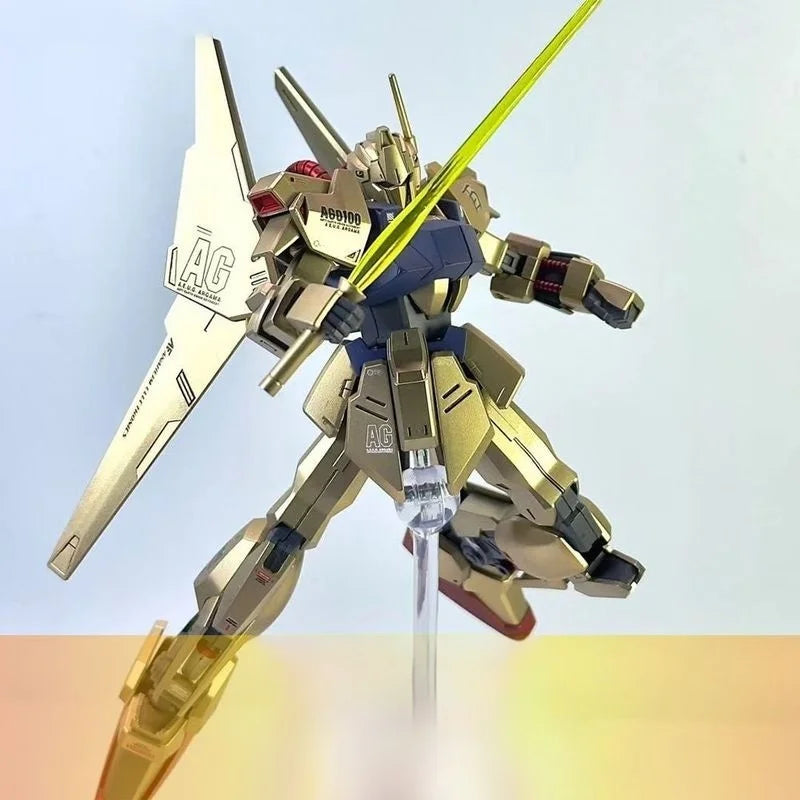 Wmh Wanmohui Jimo Club Hg Nu Baishi Pre-Sprayed Champagne Gold Model Kit – Action Figure Puzzle Assembly Toy Gift