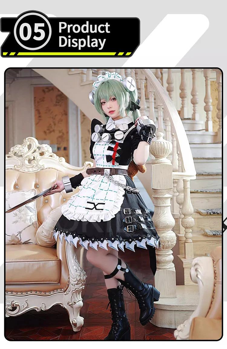 【L Size Sold Out】Corin Wickes Cosplay Game Zenless Zone Zero DokiDoki-R Victoria Housekeeping Corin Bag Women Cute Maid Dress