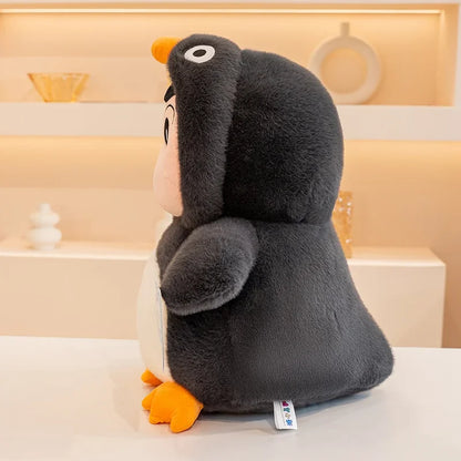 40cm Penguins Crayon Shin Chan Plush Toy Kawaii Tortoise Shin Chan Plushies Soothing Doll Cartoon Japanese Style Doll Gifts Gir