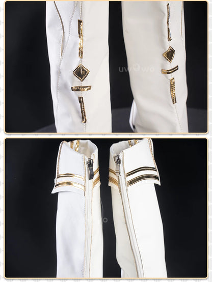 UWOWO Phoebe Shoes Game Wuthering Waves Phoebe  Cosplay Shoes White shoes Woman Size 36-43