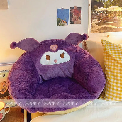 Comfortable Pochacco Sitting Cushion My Melody Kuromi Cartoon Seat Cushion Chair Japanese Style Back Cushion Sofa Bed