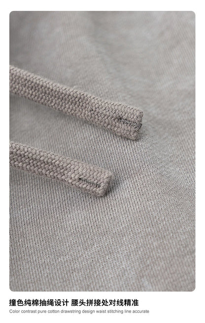 ZODF New Men Fire Snowflake Washed 330gsm Shorts Unisex High Street Summer Distressed Sport Cotton Shorts HY1028