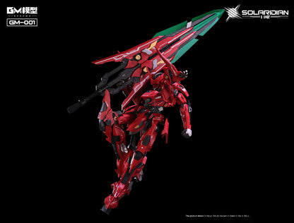1/72 GM-GODOMO GM-001 Solaridian Series Pre-Assembled Alloy Skeleton Action Figure Detachable Parts Assembly Model Toy Boy Gifts