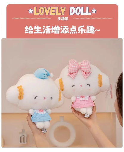 Genuine Sanrio New Kawaii Cute Cogimyun Kogimyun Plush Keychain Stuffed Plush Toy Small Pendant Keyring Birthday Gifts For Girls