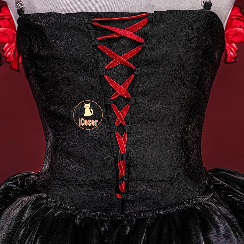 Path To Nowhere Coquelic Cosplay Costume Wig Black Dress Hat Uniform New Skin Carnival Halloween Party for Women Girls iCoser