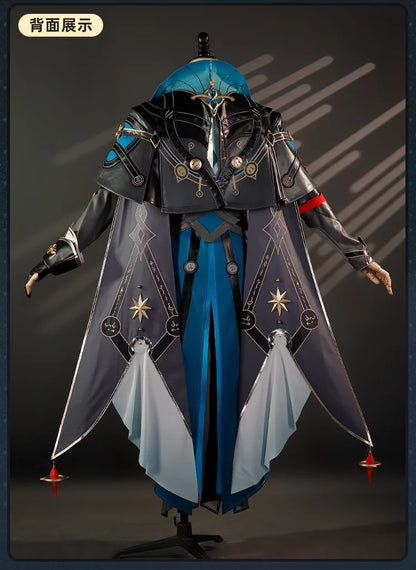 iCoser Honkai Star Rail Anaxa Cosplay Costume Wig Uniform Headwear Metal Prop Anaxagoras Amphoreus Halloween Party for Women Men