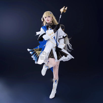 Wuthering Waves Phoebe Cosplay Costume Wig Dress Hat Headwear Sticker Stocking Rinascita Halloween Party Women Girls Prop iCoser