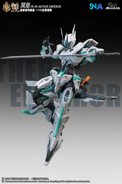 【New product】SNAA MODEL MG YR-05 NETHER EMPEROR Round Table Knights Series Assembly Model Anime Action Figure Christmas Toy Gift