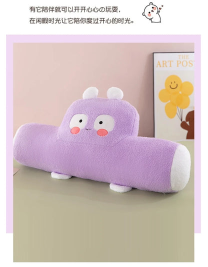 New Cute Car Cushion Office Seat Lumbar Support Creative Sofa Pillow Multifunctional Foot Cushion Nap Pillow