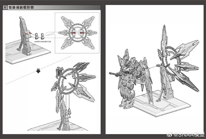 MARTIAL EMPEROR YR-O3 Series Mecha Action Figure High Detail Articulated Figurine  Assembly Model Collectible Surprise Boy Gifts