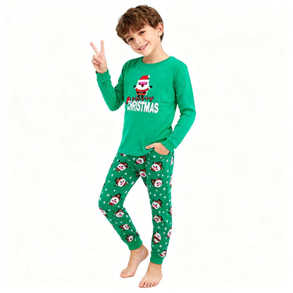 Boys Pajamas Sets 3 to 4 5 6 7 10 12 Years Winter Cotton Long Sleeve Kids Pyjama Toddler Girl Christmas Pijama Children Clothing
