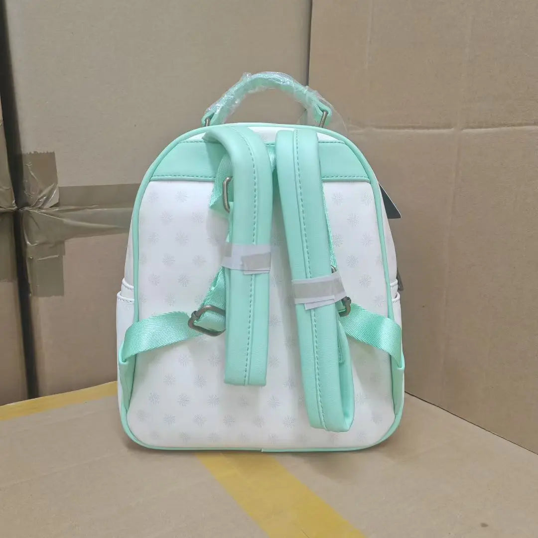 Loungefly Disney Princess Schoolbag Belle Ariel Tiana Cartoon Anime Large Capacity Lightweight Backpack Homecoming Season Gift