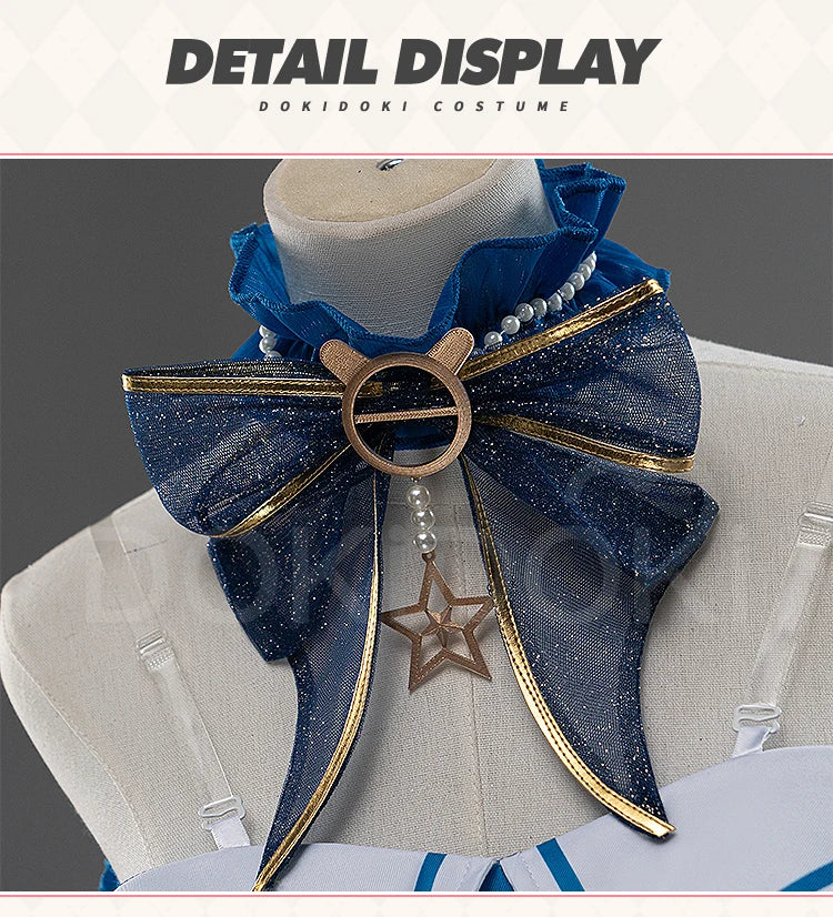 IN STOCK Nikki Cosplay Costume Game Infinity Nikki【S-3XL】DokiDoki-N Women Pink Blue Dress Nikki Cosplay Plus Size