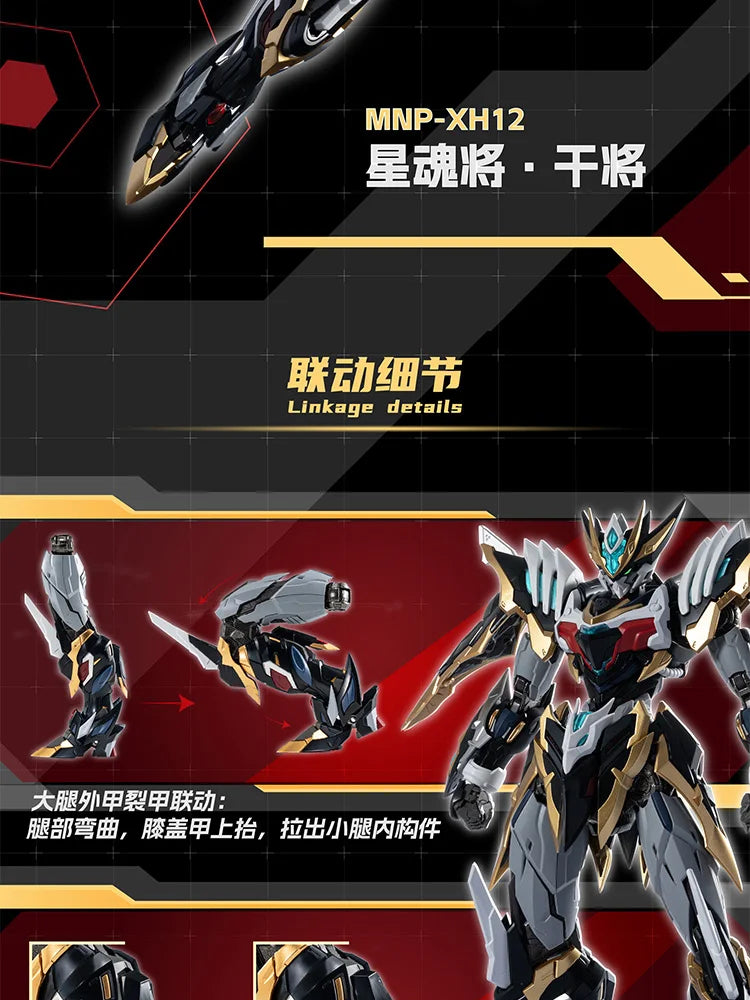 MOTOR NUCLEAR Model GANJIANG MNP-XH12 Assembly Model Kit Toys Action Figures Mecha Robot Plastic Model Kits Gift