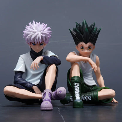 11cm Anime Hunter x PVC Action Figures Gon Freecss Killua Zoldyck Model Toys Collection Gifts
