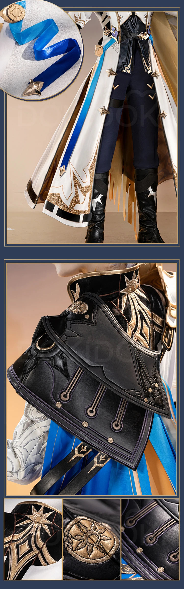 Phainon Cosplay Costume Game Honkai: Star Rail DokiDoki-SR HSR Phainon Cosplay Metal Accessories Men Halloween Costume