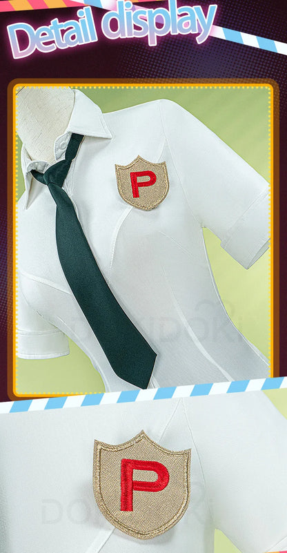 Stocking/Panty Cosplay Costume Anime Cosplay 【S-2XL】DokiDoki-R Female Cute School Uniform Stocking Panty Cosplay Plus Size