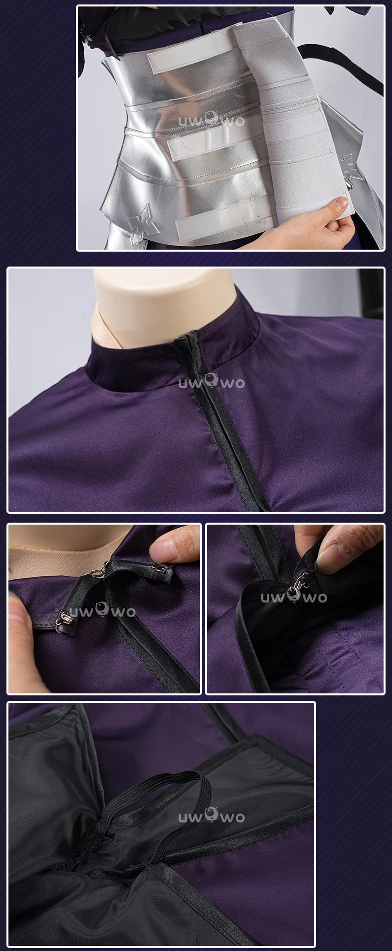 UWOWO Jeannee Cosplay Game  Jeannee d'Arc Stage 2 Battle Suit Cosplay Costume Halloween Costume