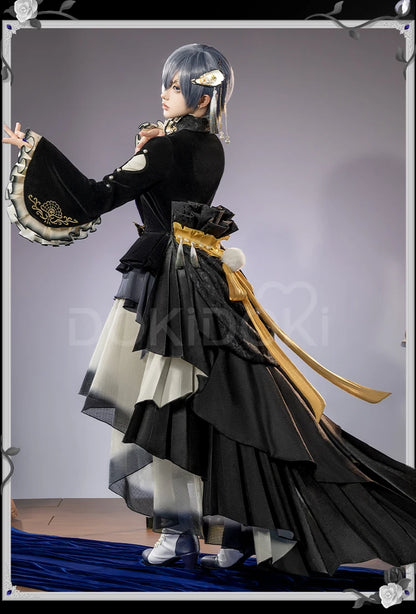 IN STOCK Ciel Phantomhive Cosplay Costume Anime DokiDoki-SR Men Halloween Costume Ciel Oyster Dress