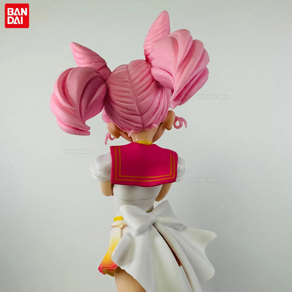 17cm Pretty Guardian Sailor Moon Cosmos Anime Figure The Movie Glitter Glamours Super Sailor Chibi Moon Action Figurine Toy Gift