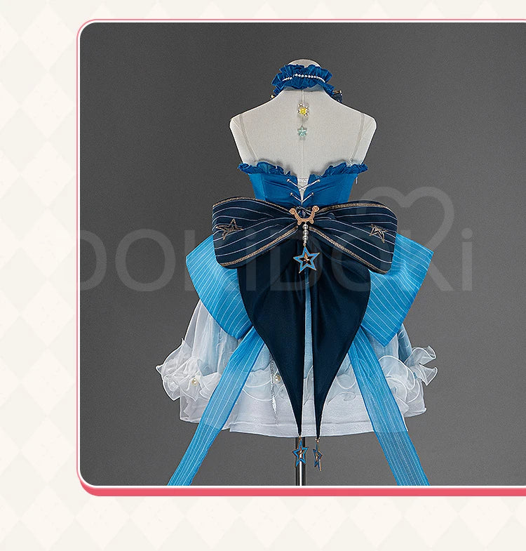 IN STOCK Nikki Cosplay Costume Game Infinity Nikki【S-3XL】DokiDoki-N Women Pink Blue Dress Nikki Cosplay Plus Size