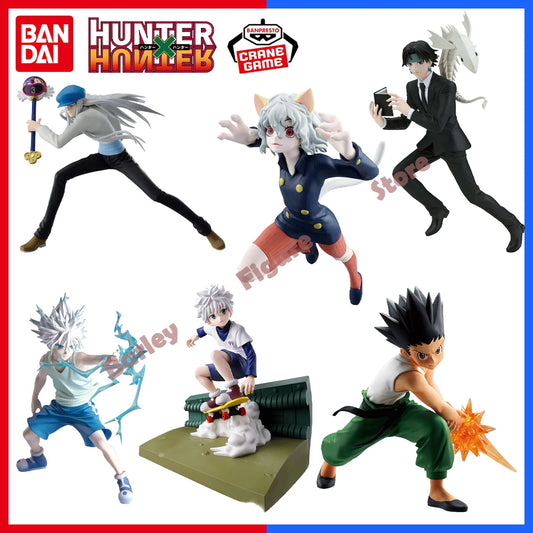 Bandai Banpresto Hunter Neferpitou Kite Killua Hisoka Kurapika PVC Model 10-18cm