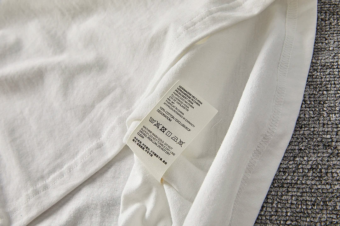 Summer New American Retro Short-sleeved O-neck Letter Printed T-shirt Men's Fashion Simple 100% Cotton Washed Casual Sport Tops