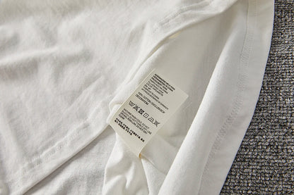 Summer New American Retro Short-sleeved O-neck Letter Printed T-shirt Men's Fashion Simple 100% Cotton Washed Casual Sport Tops