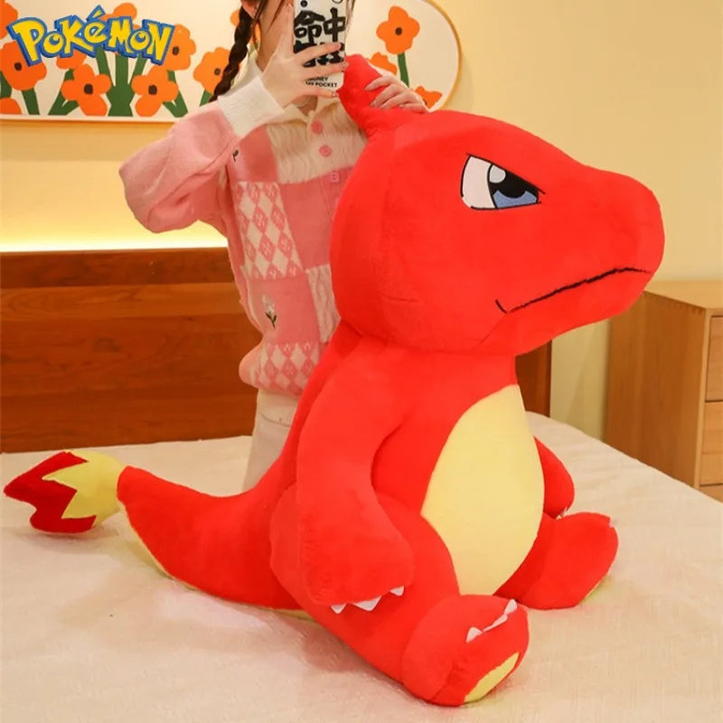 100/120CM Big Size Charmander Plushies Pokemon Peluche Cartoon Anime Kawaii Ornament Plush Comfortable Soft Doll Children Gift