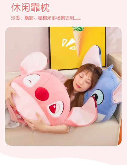 35/50/65cm Big Size Lilo & Stitch Anime Plush Stuffed Doll Kawaii Room Decoration Plushies Pillow Ornament Children Holiday Gift