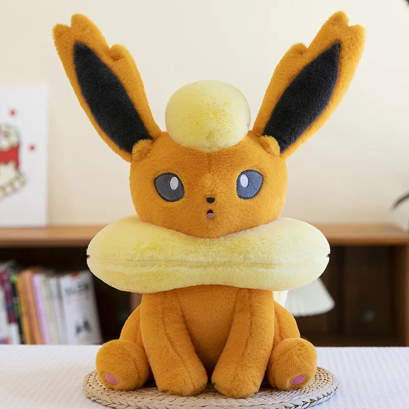 45/80cm Flareon Pokemon Plush Toys Large Anime Doll Cute Pillow Cartoon Giant Pokémon Plushie Stuffed Gift for Kids Christmas
