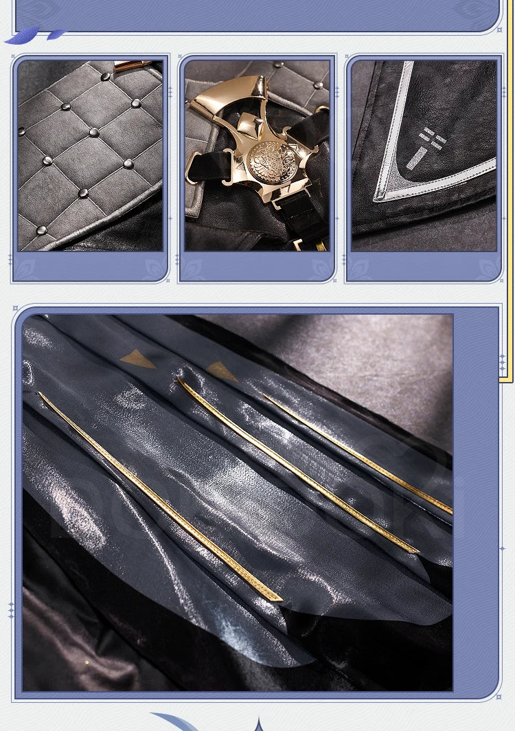 IN STOCK Zani Cosplay Costume Game Wuthering Waves DokiDoki-SR Women Costume Zani Cosplay Wig Metal Accessories Halloween