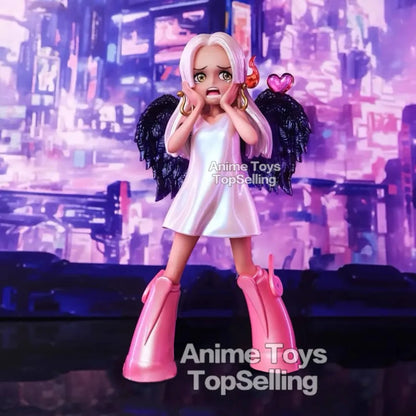 11.5cm/4.53in Anime One Piece Figure Boa·Hancock Figure Seraphim Hancock PVC Cute Statue Collection Model Toys Gifts