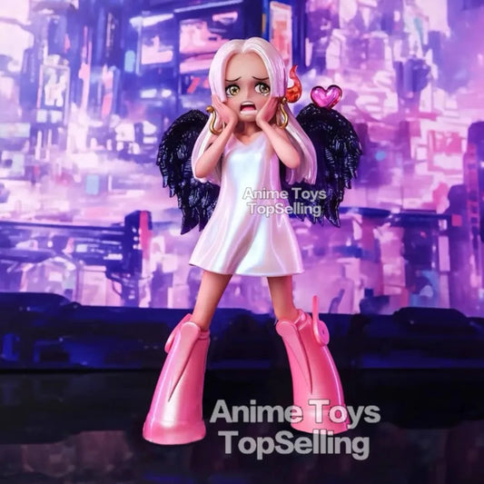 11.5cm/4.53in Anime One Piece Figure Boa·Hancock Figure Seraphim Hancock PVC Cute Statue Collection Model Toys Gifts