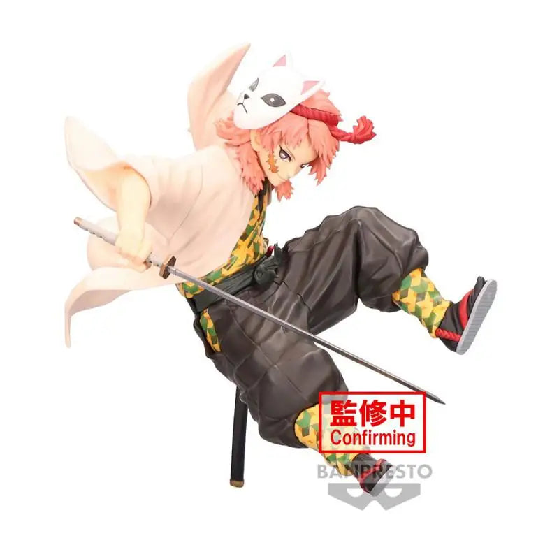 In Stock Original Banpresto Vibration Stars Demon Slayer Shinazugawa Sanemi Sabito Anime Action Figure Model Boxed Toys Genuine