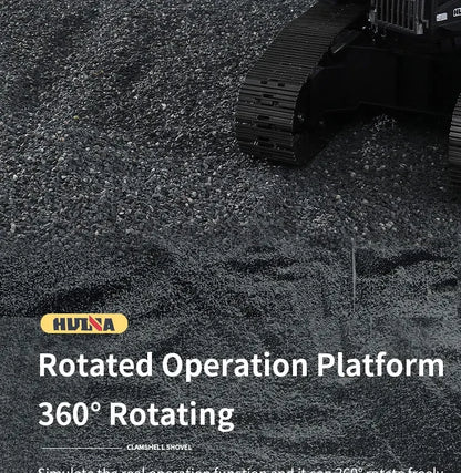 Huina 1594 22 Channels Large Remote Control Excavator 1/14 Electric Heavy Duty RC Excavator for Children Toys Model