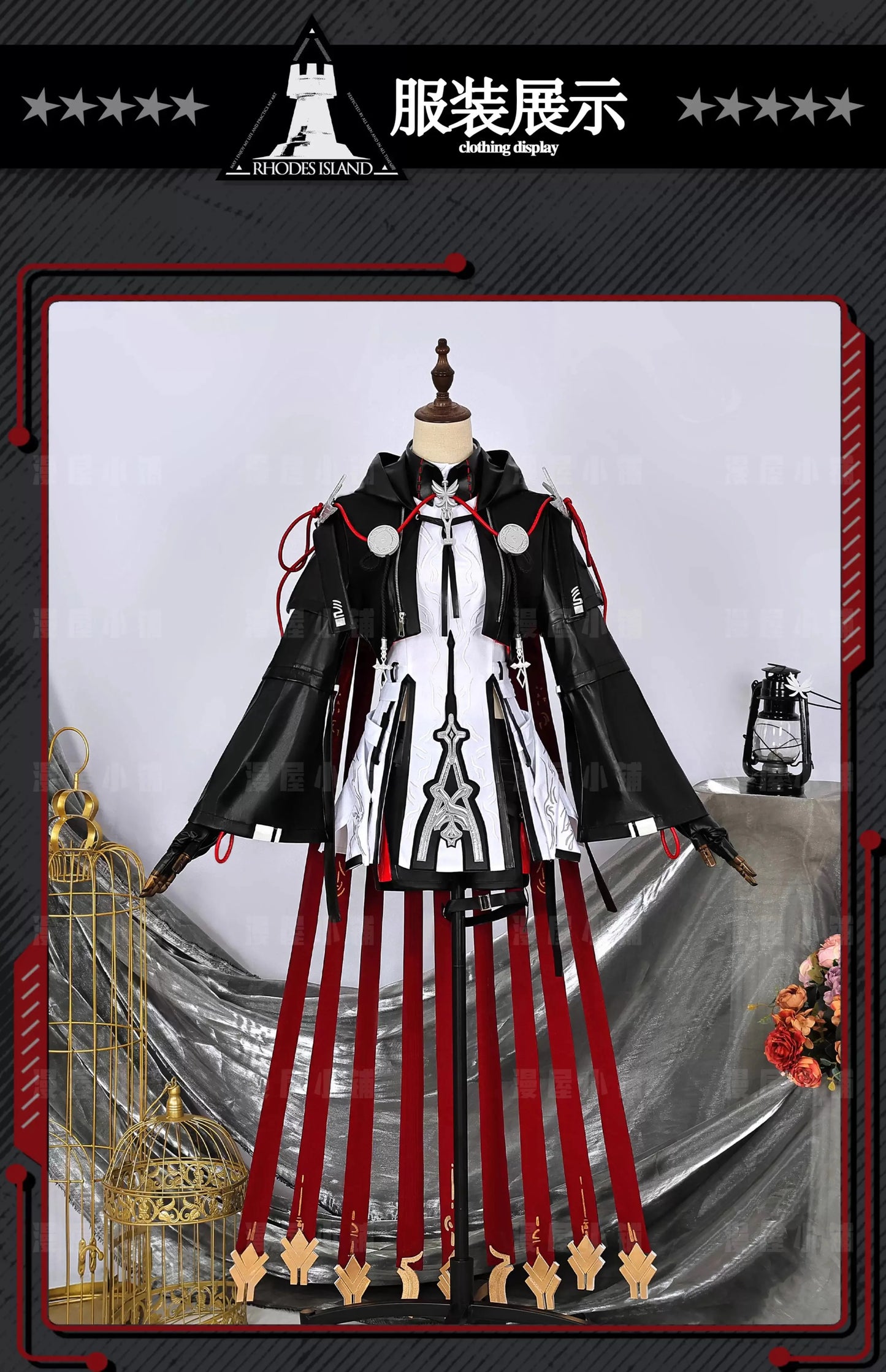 Arknights Exusiai The New Covenant Cosplay Costume Wig Uniform Jacket Headwear Earrings Halloween Party for Women Girls Carnival