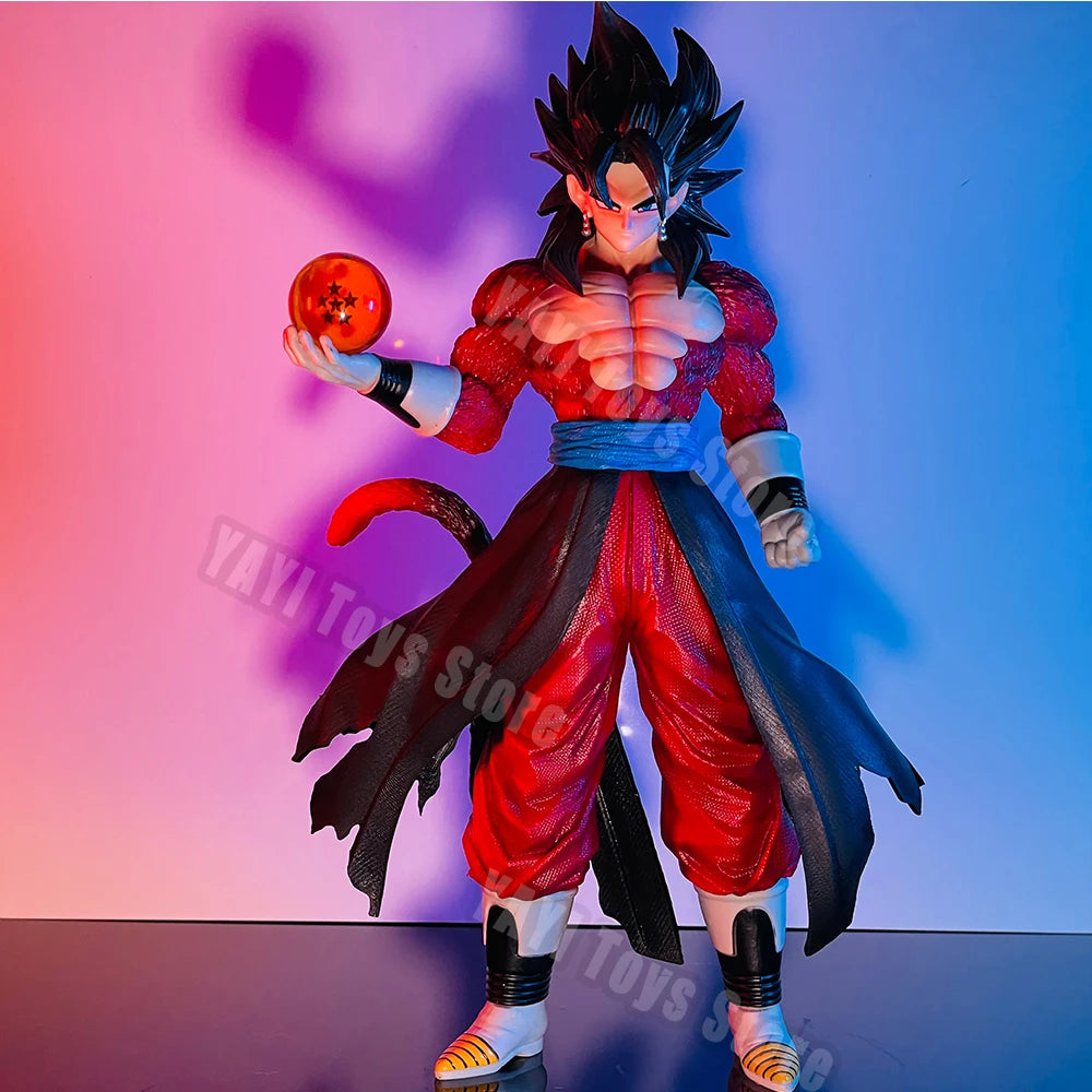 29cm Anime Dragon Ball Gogeta Ssj4 Figure Super Saiyan 4 Son Goku Vegeta Figurine PVC Action Figures Model Toy for Children Gift