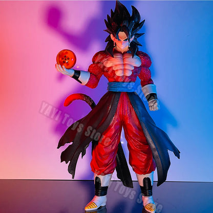 29cm Anime Dragon Ball Gogeta Ssj4 Figure Super Saiyan 4 Son Goku Vegeta Figurine PVC Action Figures Model Toy for Children Gift