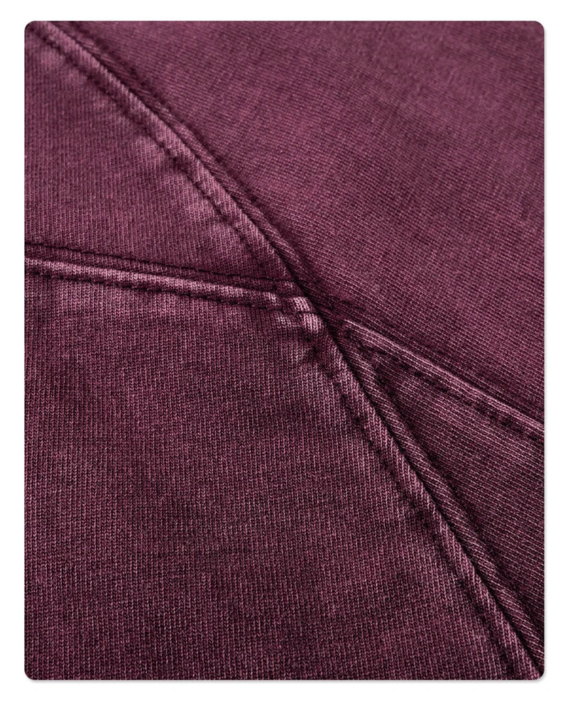 ZODF Retro 2025 Men Summer Batik Washed Cotton T-Shirts Unisex High Street Raglan Sleeve Patchwork T Shirt Brand Tees HY1062