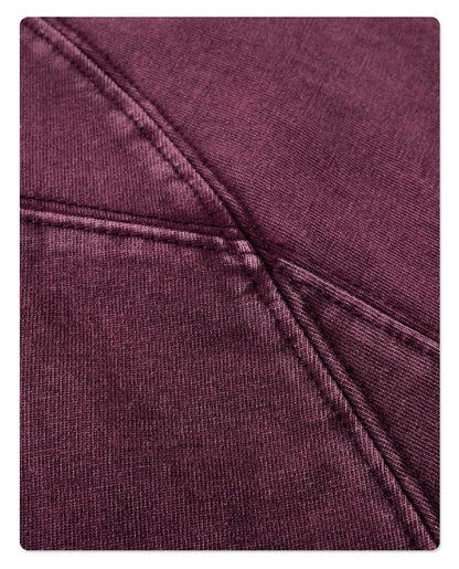 ZODF Retro 2025 Men Summer Batik Washed Cotton T-Shirts Unisex High Street Raglan Sleeve Patchwork T Shirt Brand Tees HY1062