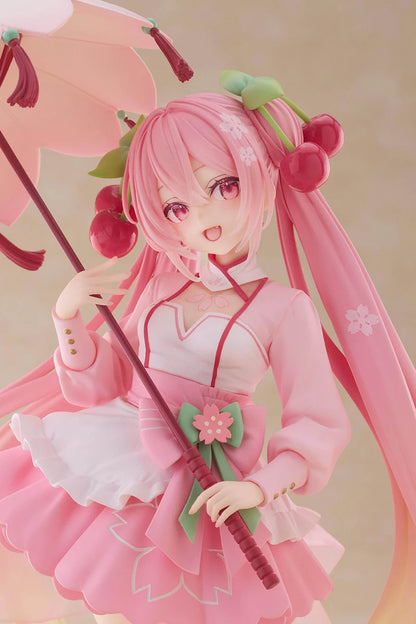 Bandai Hatsune Miku Sakura Dress Ver. 21CM PVC Model